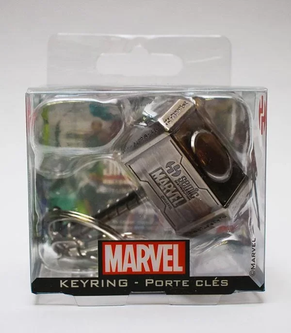 MARVEL - 3D Metal Keychain Blister Box - Thor Hammer.2